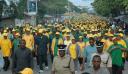 President Karume takes part in a CCM rally in Zanzibar (photo Issa Michuzi)