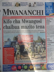 Coverage in Mwananchi