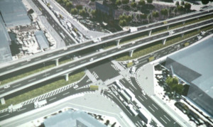 Model of the proposed TAZARA flyover.